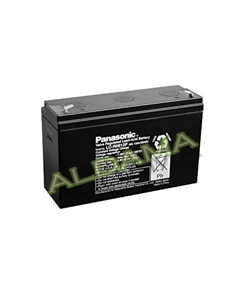 BATERIA LC-R0612P 6V 12Ah PANASONIC