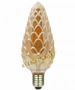 Lámpara Piña ámbar filamento led 6W 230V E27