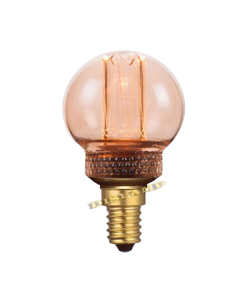 Lámpara Esférica Vintage Ámbar 1800K 2.3W 230V